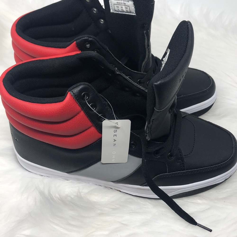 Sean John Hardlined Dagger Black Casual Shoes Men’s Size 9 Sneakers